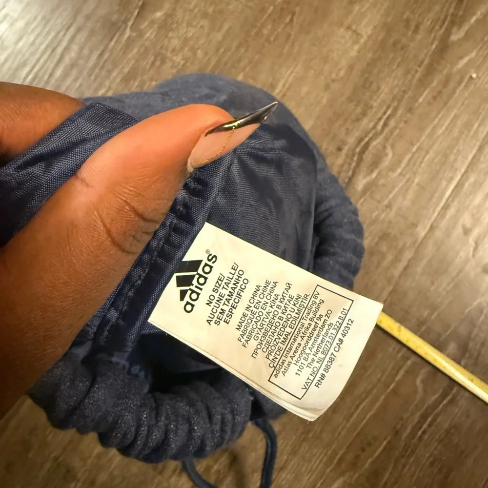 Adidas Charcoal Drawstring Backpack - Picture 5 of 5